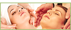 photo of reiki and facial treatments